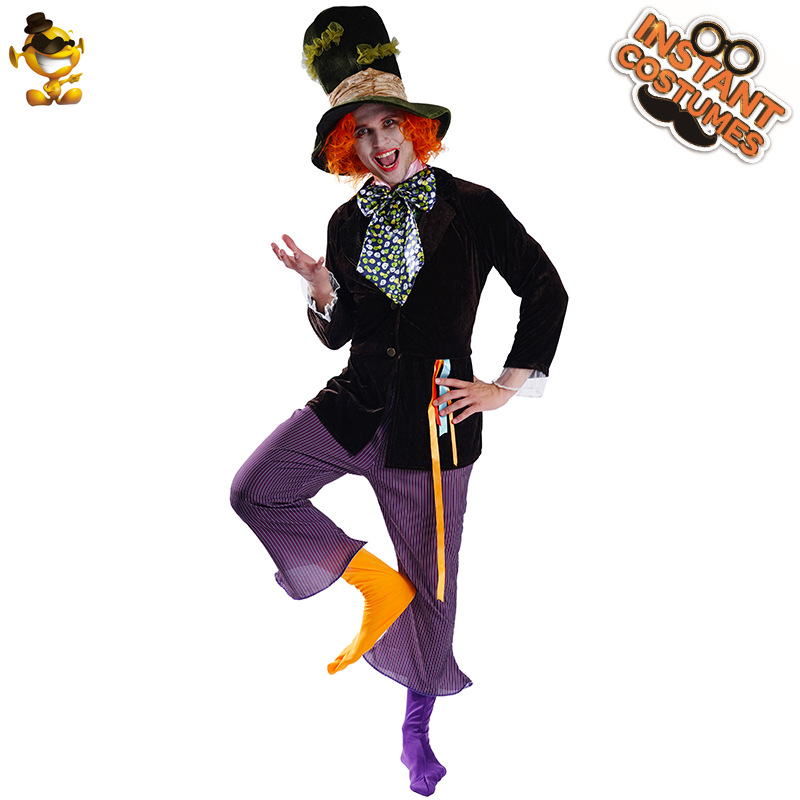 Grandes hombres divertido payaso traje de Halloween Cosplay fiesta traje de la mascarada traje de la etapa traje de rendimiento image 7