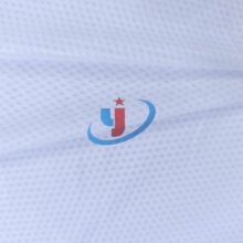 厂家供应定制全涤格子网布 透气网眼 服装 宠物 箱包面料