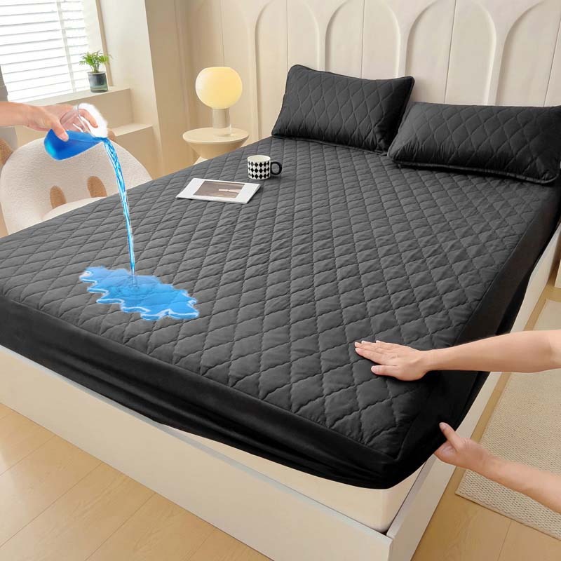 (Cross-border trading), dustproof bedspread, quilted sheet, waterproof bed, increased thickness, polyester