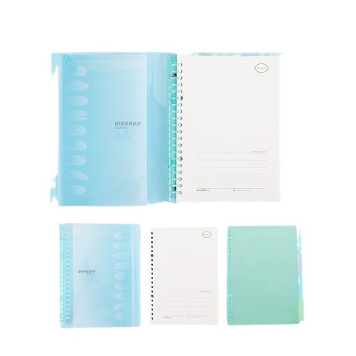 Hong Kong letter loose-leaf soft light cookie B5 notebook simple a5 student stationery notepad removable paper core