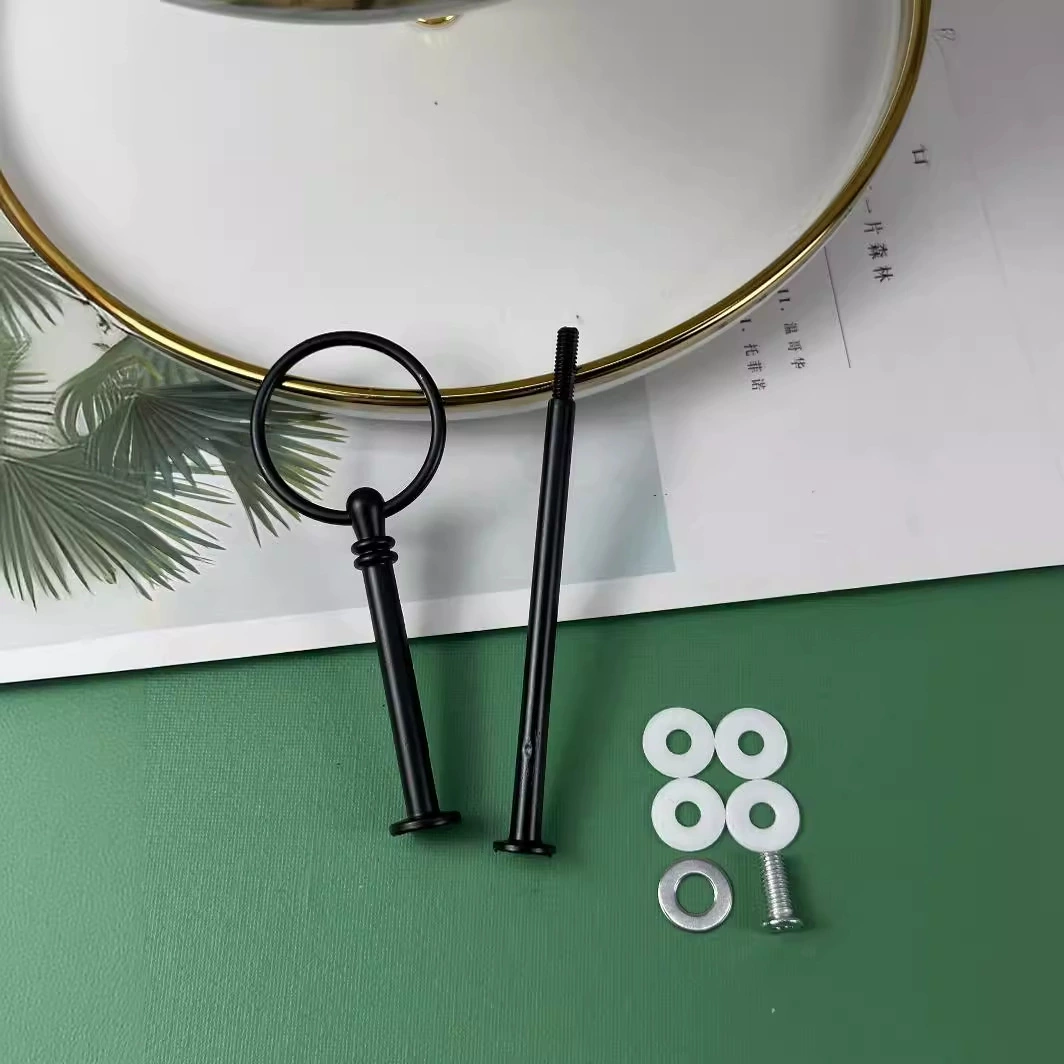 Ring, double-layer ceramic glass tubing, light luxury style