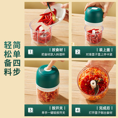 Factory Direct Mini Garlic Paste Magic Kitchen Garlic Puree Household Garlic Paste Magic Multi-functional Garlic Grinder Baby Food Meat Grinder