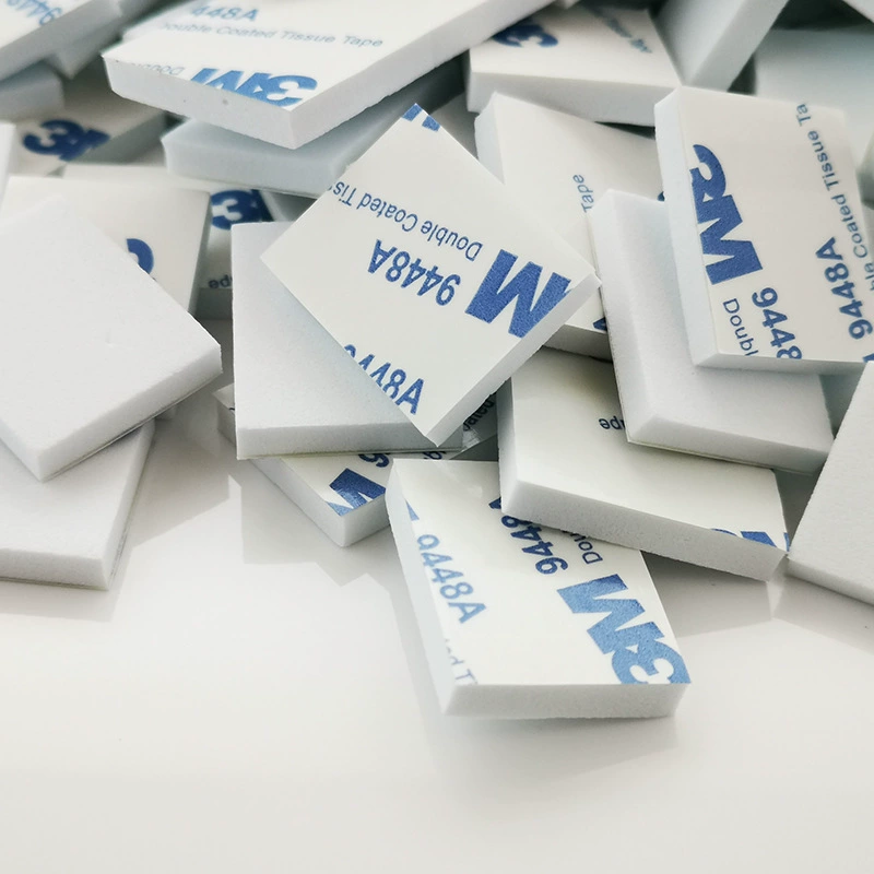 Двусторонняя клейкая обработка высечки Белая лента EVA, штамповка с высокой вязкостью, двусторонняя, легко рвущаяся офисная клейкая лента