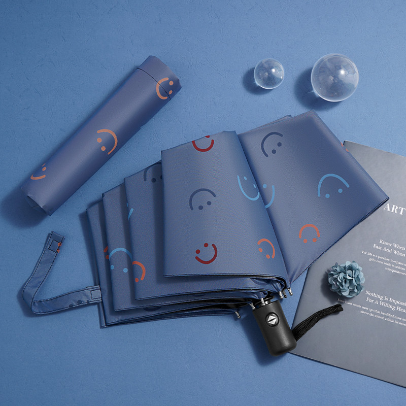 Umbrellas with Long-Term Stable Supply, Dual-Purpose for Sun and Rain, Black Coating for Sun Protection, Campus Folding Umbrella, Upf50+ Ins Umbrella