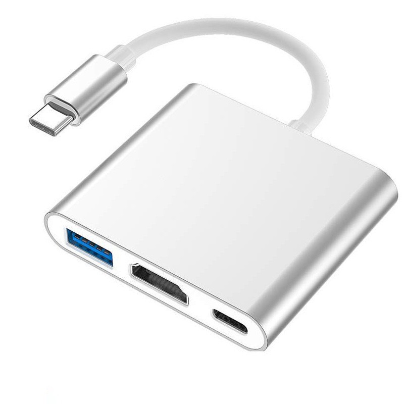 4K スリーインワン ドッキング ステーション 3.0USBC ドッキング ステーション ハブ ラップトップ携帯電話コンバータ アダプタ|undefined