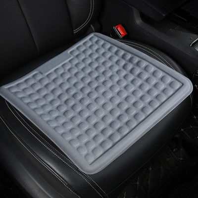 Summer Gel Car Seat Cushion Cooling Pad Single Piece Four-Season Universal Ventilated Butt Pad Ice Silk Seat Cushion Cool Seat Cushion Cover
