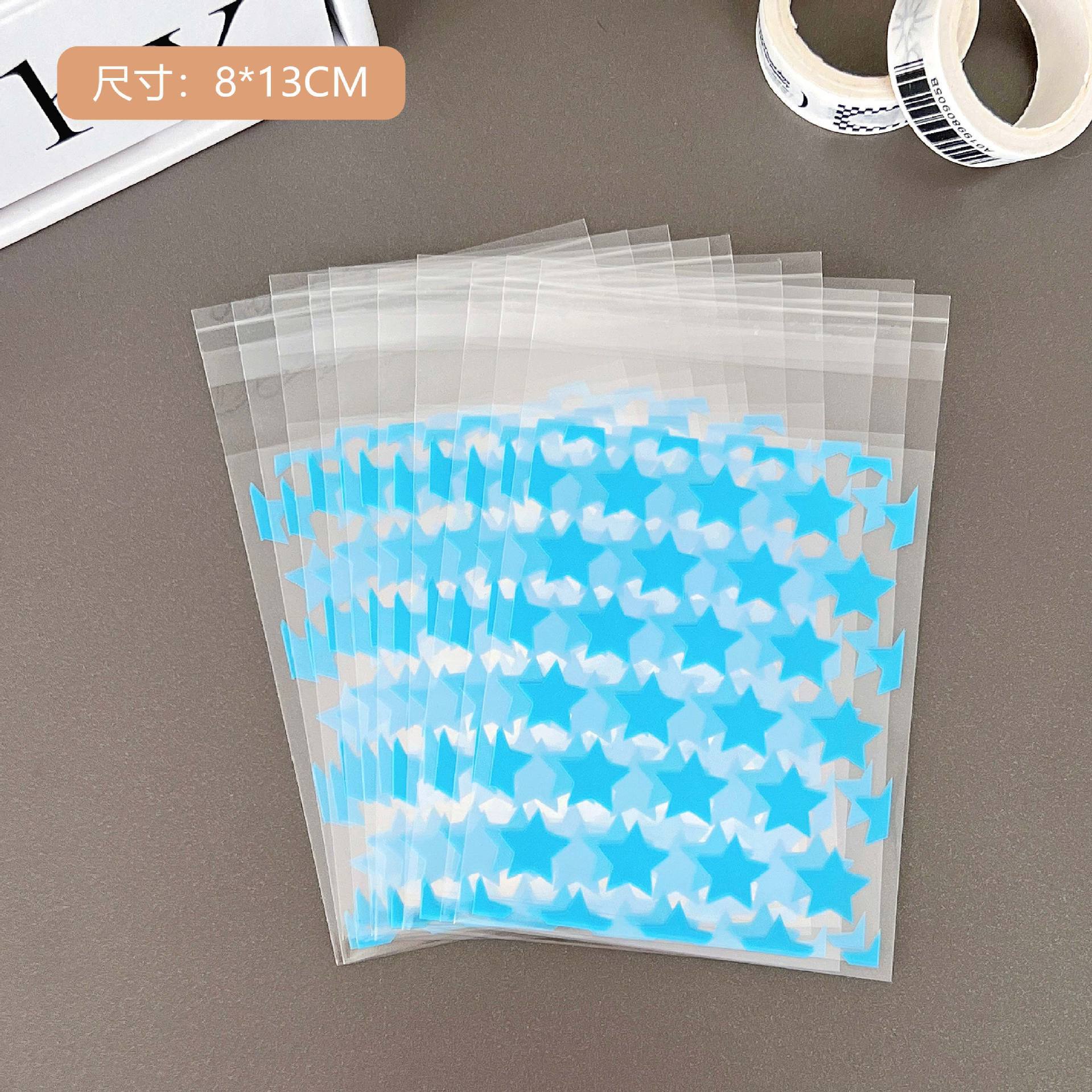 Cute Graffiti Puppy Autoadhesivo Cubierta de tarjeta Bolsa de embalaje de regalo Bolsa de embalaje de dulces Bolsa ziplock de dibujos animados OPP al por mayor