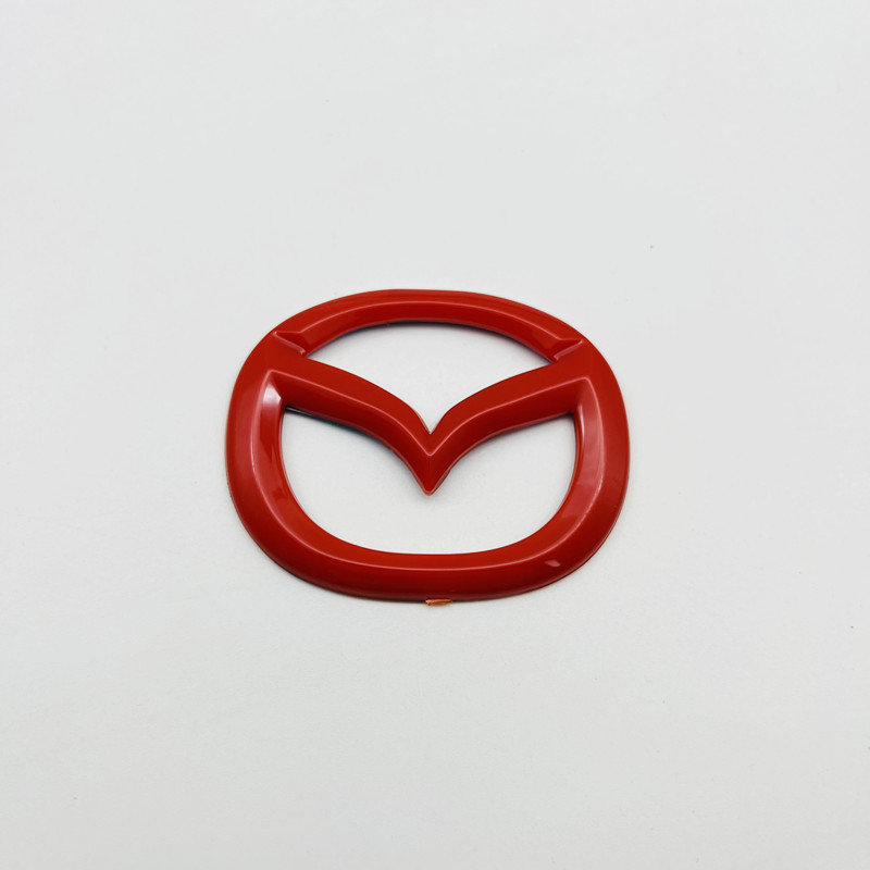 Suitable for Mazda Cx-4 Car Logo Atez Cx50Cx30 Angkesela Carbon Fiber Pattern Steering Wheel Labeling Cover
