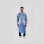 加厚一次性防尘蓝色隔离服