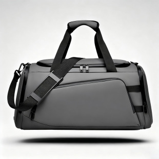 Capacious sports bag, luggage shoulder bag wet and dry separation, sports organizer bag for training