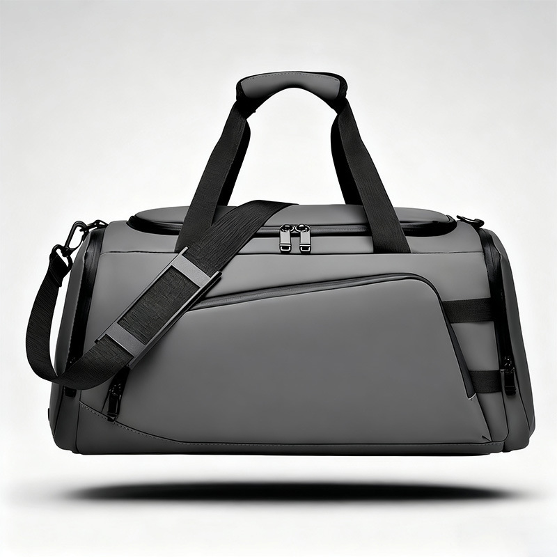 Large Capacity Gym Bag Men's Bag Dry and Wet Separate Crossbody Bag Luggage Storage Bag Independent Shoe Bin Athlete Training Bag