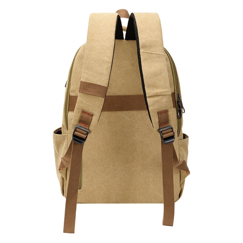 Comercio exterior mochila bolso de las mujeres simple casual Hombre estudiante mochila bolsa de lona de gran capacidad ins estilo bolso de la computadora mochila