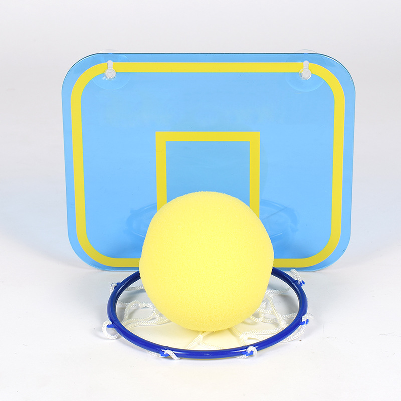 Productos calientes transfronterizos de Amazon, rebotes de baño transparentes para niños, caja de baloncesto divertida sin perforación