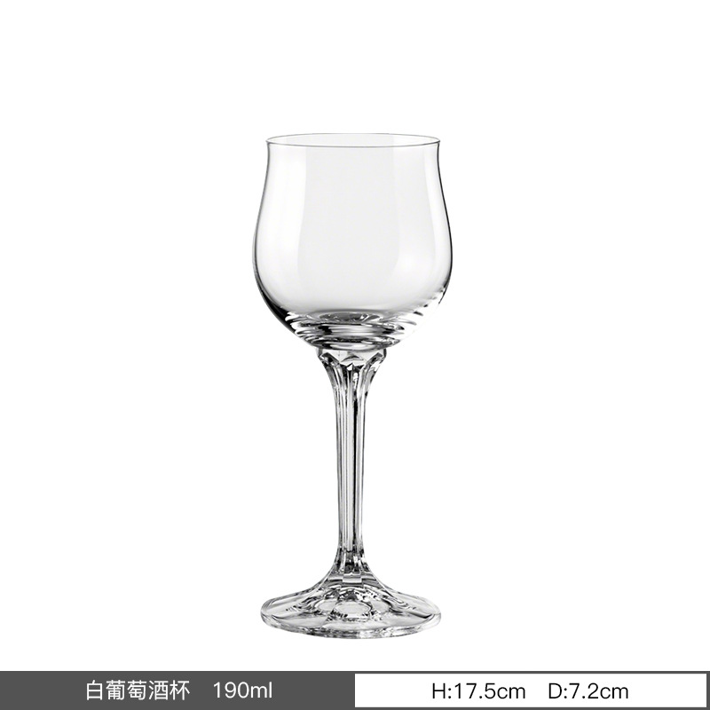 Importación checa sin plomo cristal taza de pie alto fábrica personalizada LOGO restaurante doméstico hotel al por mayor personalizado