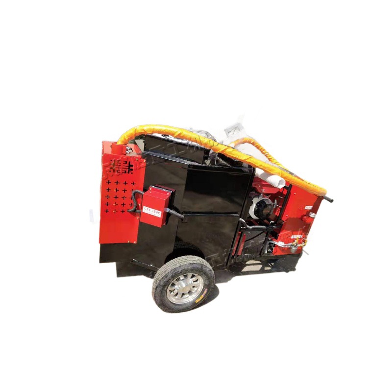 Máquina de relleno de reparación de carreteras pequeñas Máquina de relleno de asfalto de calentamiento automático Máquina de relleno de pavimento de asfalto de empuje manual