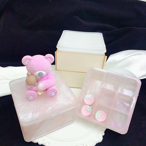 Fat Yaya DIY lipstick stand box glue mold Handmade lipstick Jenga storage box silicone mold
