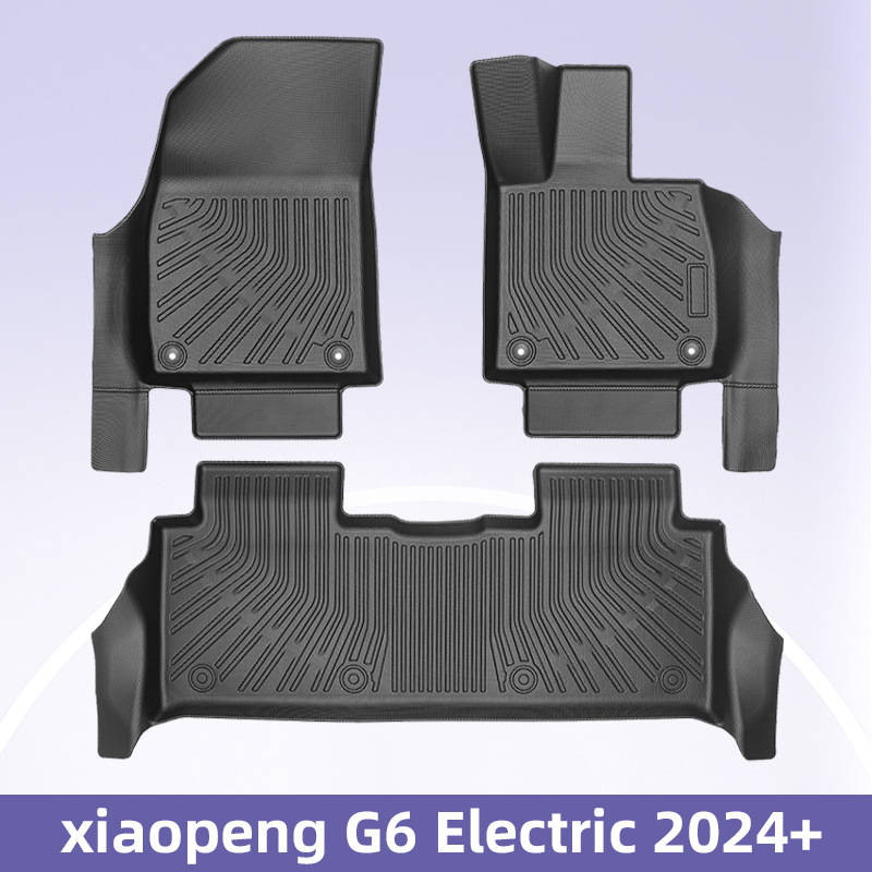 Adecuado para Xiao Peng G6 puro eléctrico 2024 timón derecho 3D todo el tiempo material TPE bolsa almohadilla de umbral