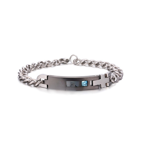 Valentine's Day gift for girlfriend, creative titanium steel couple bracelet for men and women, Korean version ES172