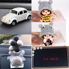 Car model car ornament creative car interior dashboard decoration small car interior decoration with diamond inlaid vintage car