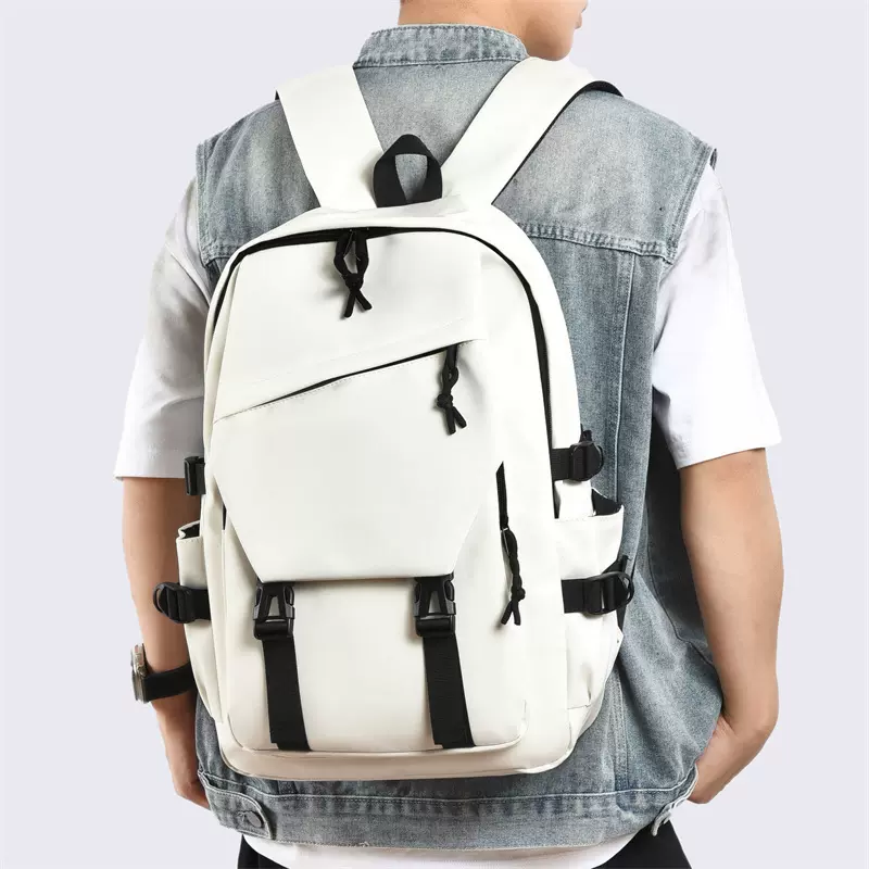 跨境书包初中男生新款休闲旅行双肩包高中大学生女大容量电脑背包