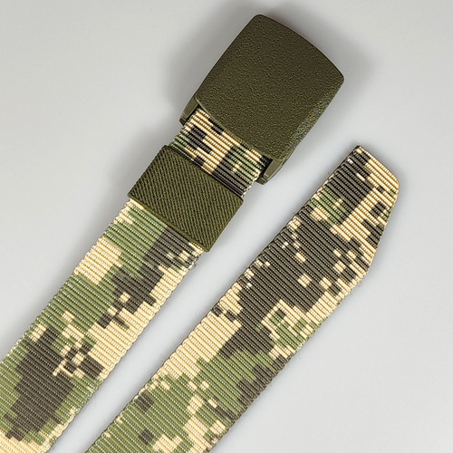 [Wholesale] F015 camouflage plain metal-free nylon belt men's outdoor tactical training pants belt