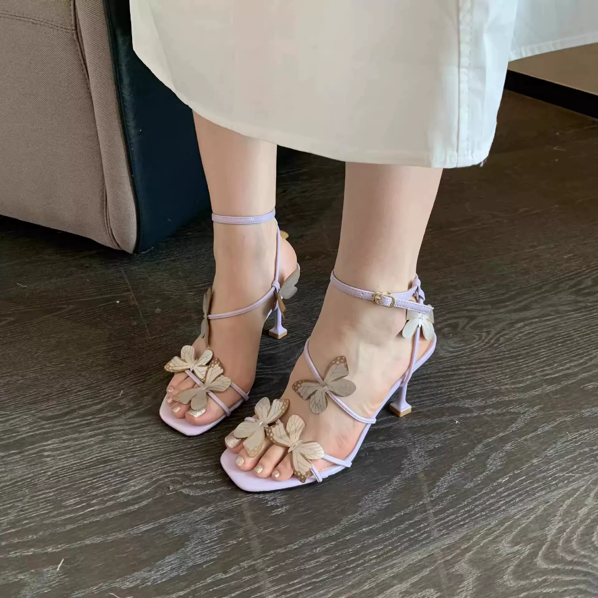 Summer universal sandals, European style, flowered, plus size