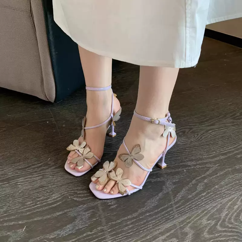 Summer universal sandals, European style, flowered, plus size