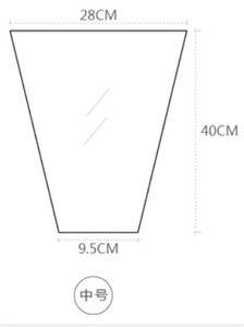 Roland transparente engrosada multi-bolsa única Bolsa De Rosa simple y elegante bolsa de flores de moda 6S de espesor 50