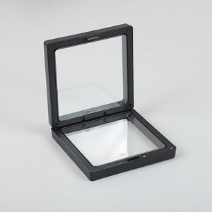 Q067-9*9cm 검정색 플로팅 수납함