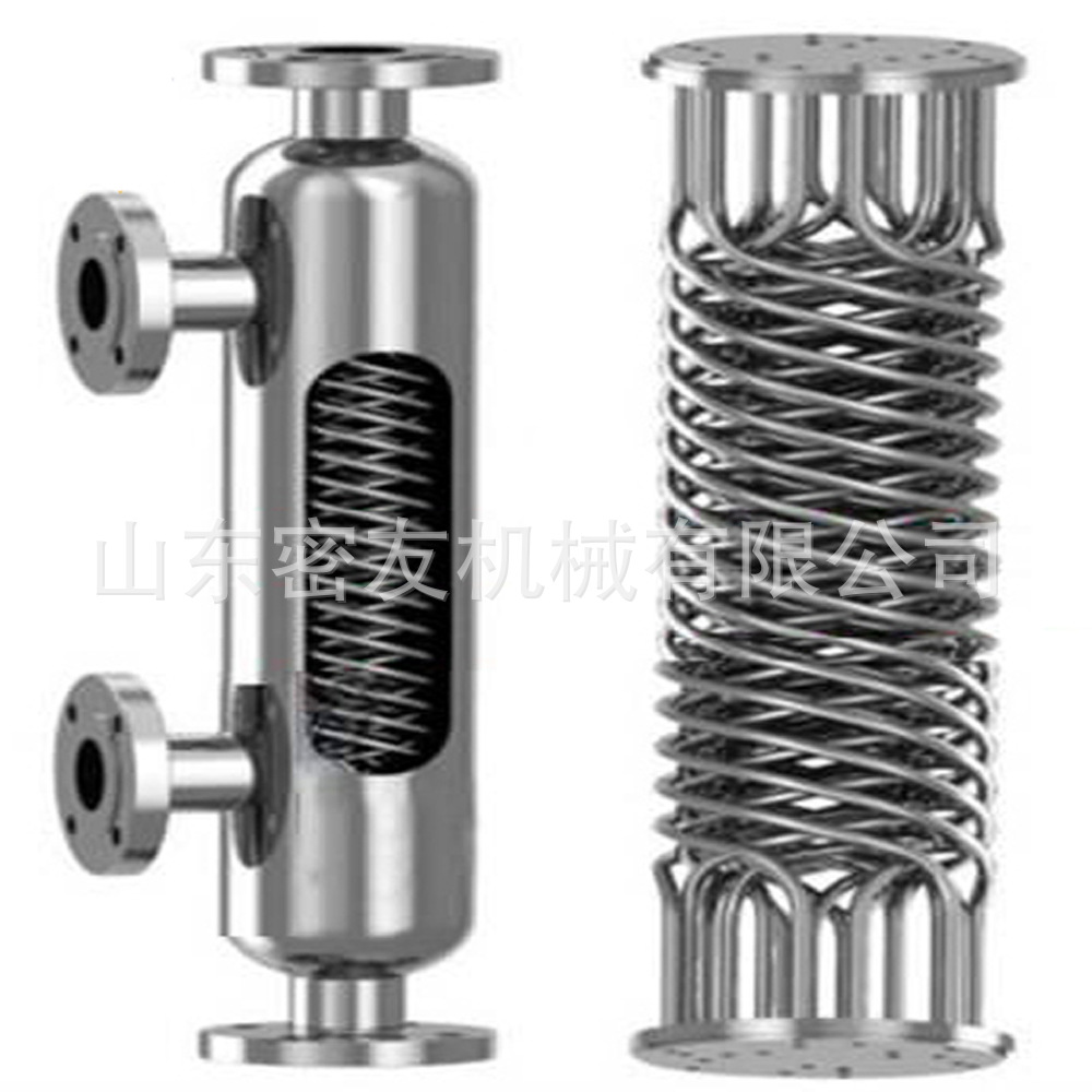 反应釜配套哈氏合金冷凝器 不锈钢管壳冷凝换热器 杀菌锅热交换器