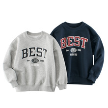 GRRR儿童春季卫衣摇粒绒现货 韩版童装中大童套头衫男女厂家批发