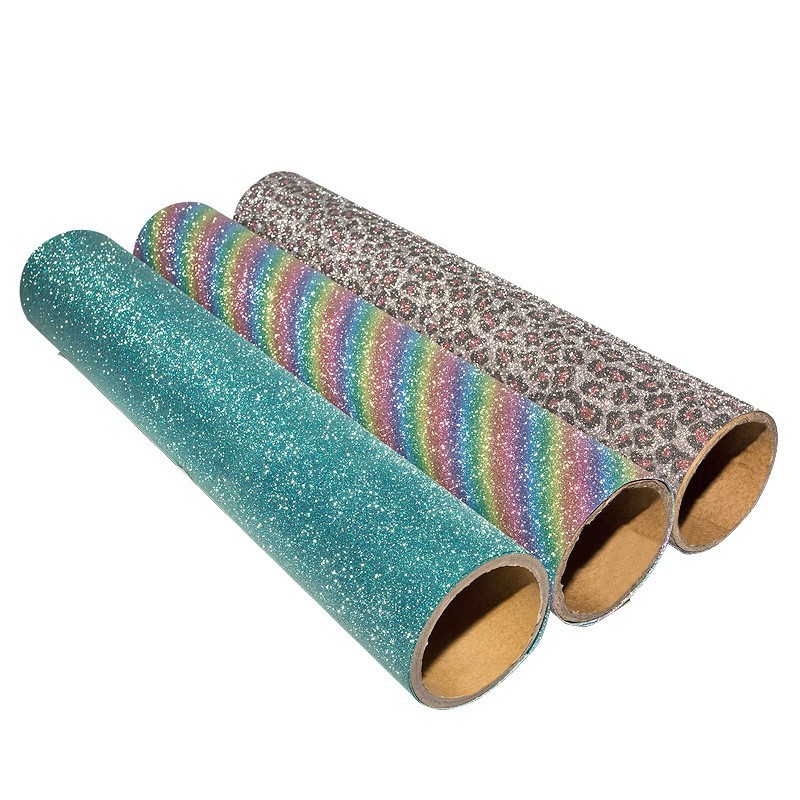 金葱膜闪钻膜PVC仙度瑞拉闪钻膜渐变彩妆彩虹满天星鞋子箱包口红