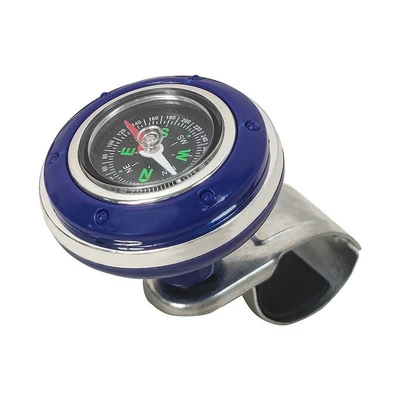 Wheel Booster, Labor-Saving Car – Steering wheel booster - blue-car-steering-wheel-boosterwith-compass