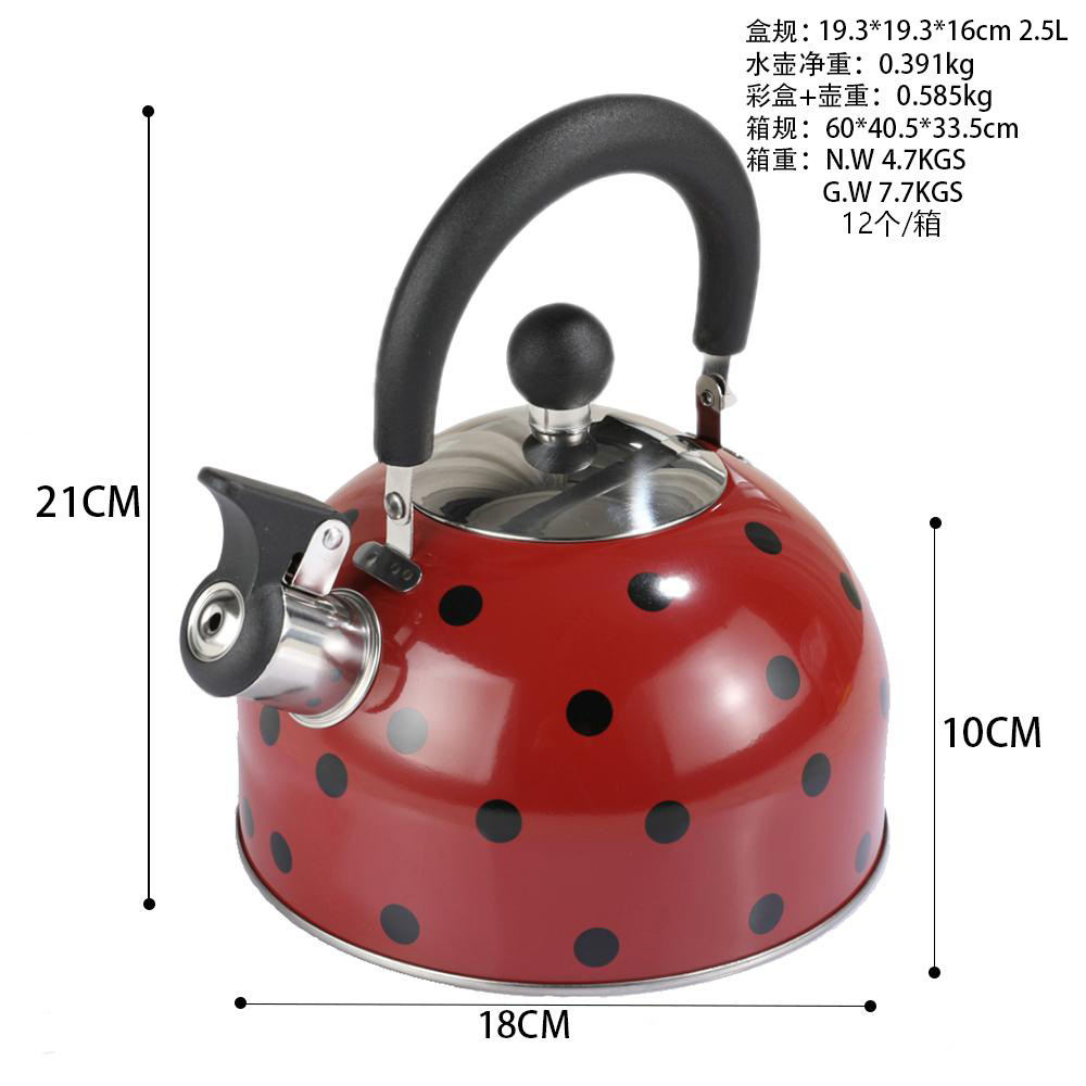 国境を越えたステンレス製ケトル卸売、高級感のある笛吹きケトル、家庭用笛吹きケトル、ホイッスルケトル
