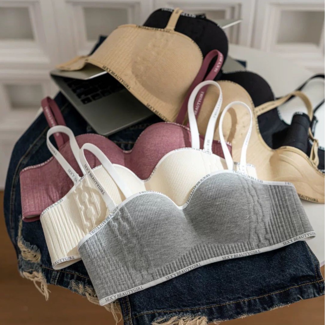 Venta directa de fábrica comercio electrónico transfronterizo Sudeste de Asia Vietnam Tailandia damas sin costuras sujetador de recogida lateral cómodo