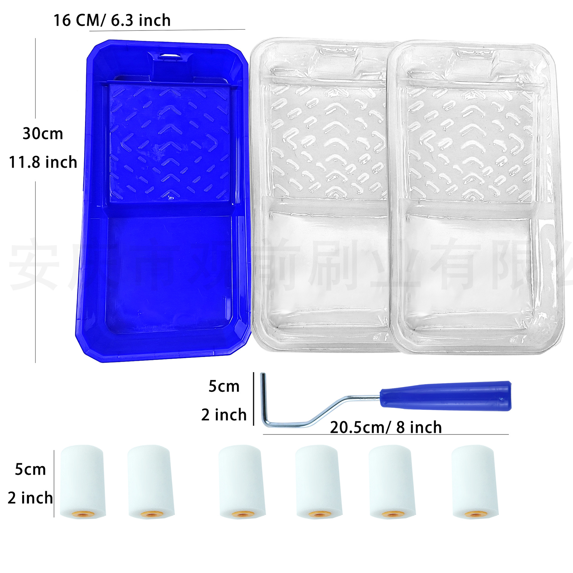 Transfronterizo herramienta de mano rodillo cepillo de esponja rodillo cepillo traje de rodillo de pintura kit Termocontraíble rodillo traje