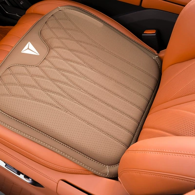 Suitable for Dark Blue S7/Sl03/S05/G318/S07/L07 Seat Car Cushion Lumbar Pillow Car Supplies (Waist support) - type-b-chestnut-brown-dark-blue-front-row-one-piece