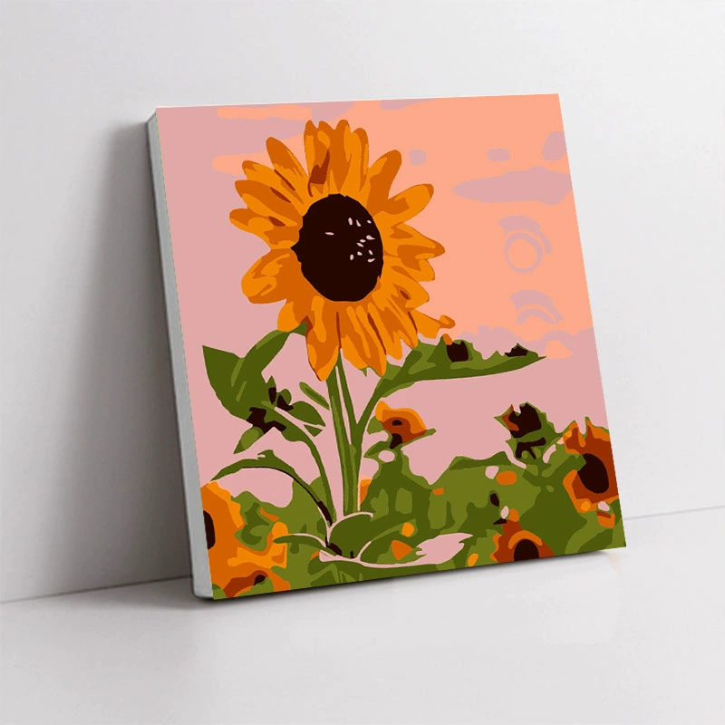 Handmade Acrylic Canvas Art Print, Square 20×20 / 30×30 cm, Sealed Backing, Giftable Designs