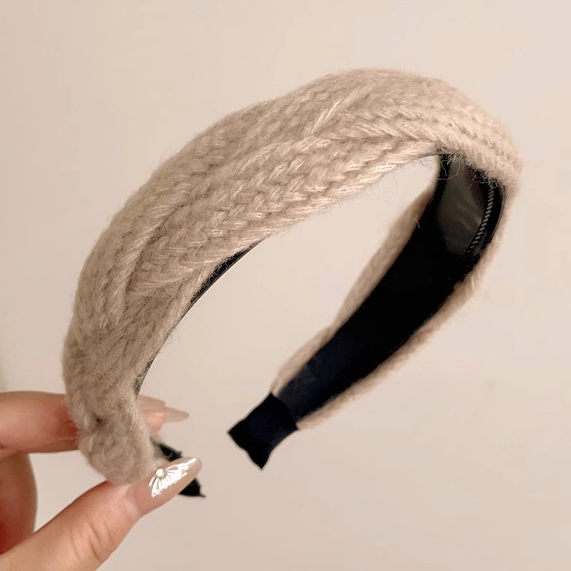 Corea del Sur explosión alta craneal correa de cabello para mujeres nuevo otoño invierno correa de cabello Meilade paquete de cabello de alta calidad lavar la cara al por mayor tarjeta de cabello