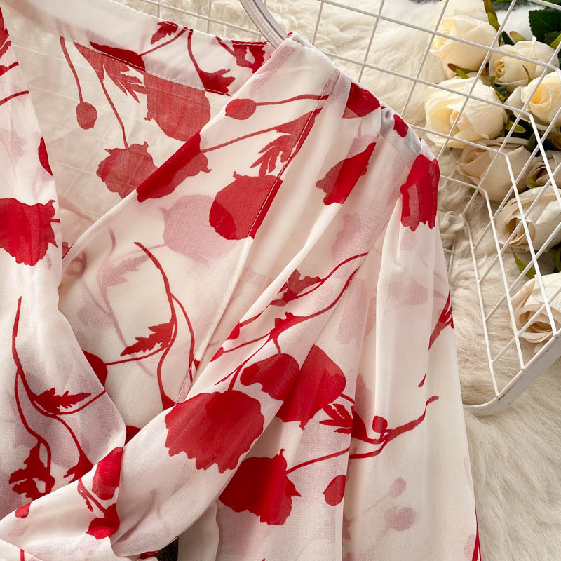 Title 25, Bedrucktes Chiffon-Kurzhemd im Split-Rock-Desig...