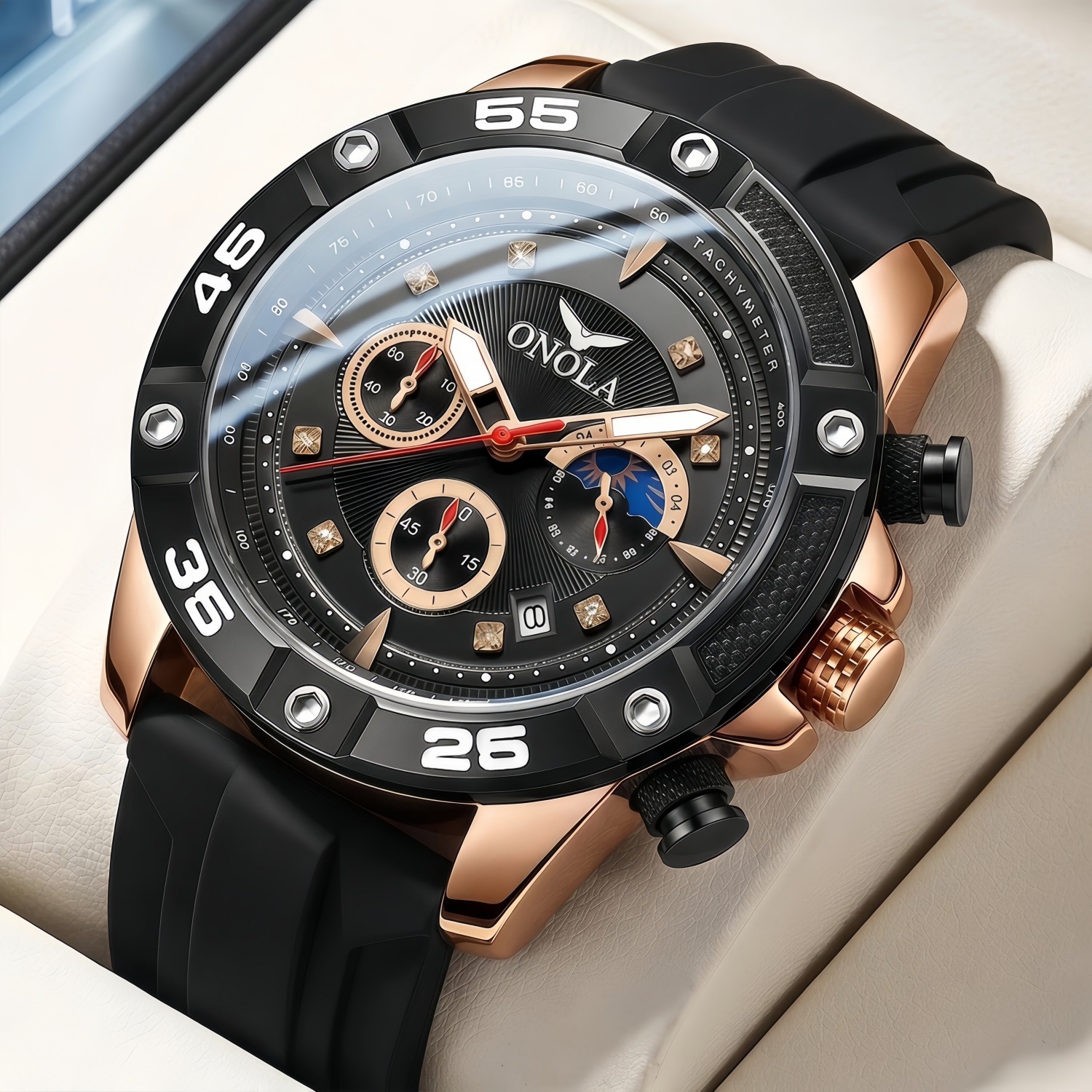 Bestseller von Xiyin ONOLA/ONOLA modische und alltägliche neue multifunktionale Quarz wasserdichte Armbanduhr