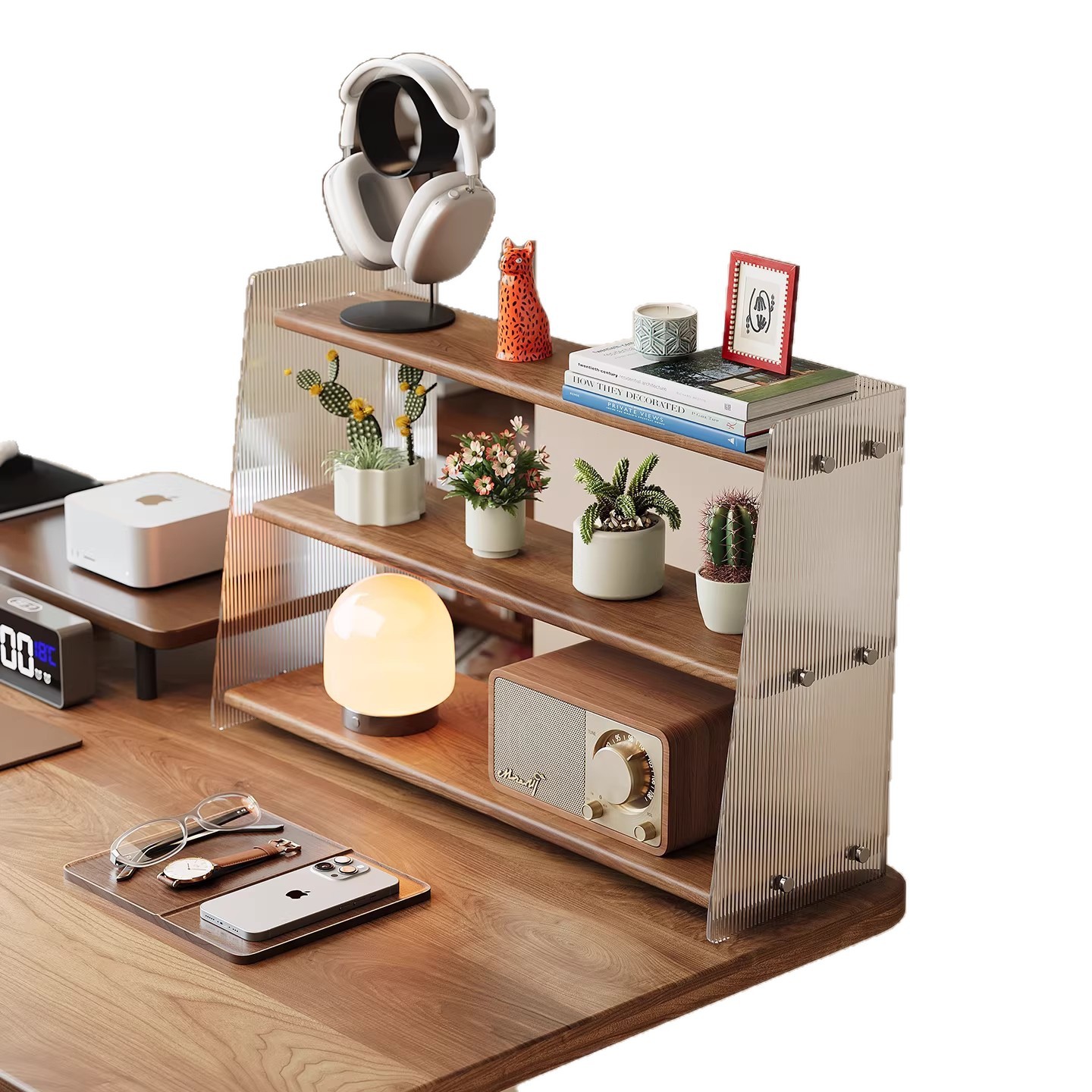 Caja de almacenamiento de escritorio, estante de almacenamiento de escritorio, estante de almacenamiento de escritorio simple, estante de almacenamiento de escritorio, artefactos mágicos