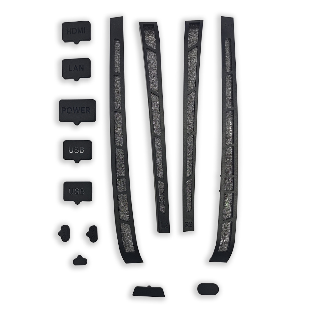 PS5 Console Dust Plugs P5 Slim Host Dust and Dirt Prevention Gaming Accessories USB HDMI Dust Plugs Set