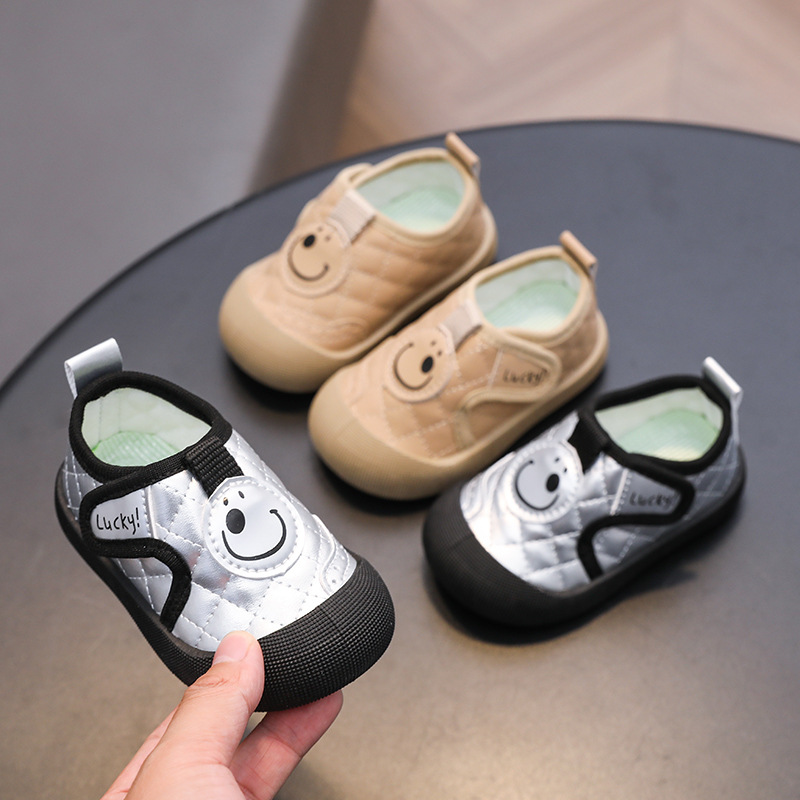 Spring and Autumn Baby Shoes Leather-Covered Flats Non-Slip Soft Sole Kidsren's Men's Breathable Shoes Sports Shoes Kidsren's Baby Toddler Shoes