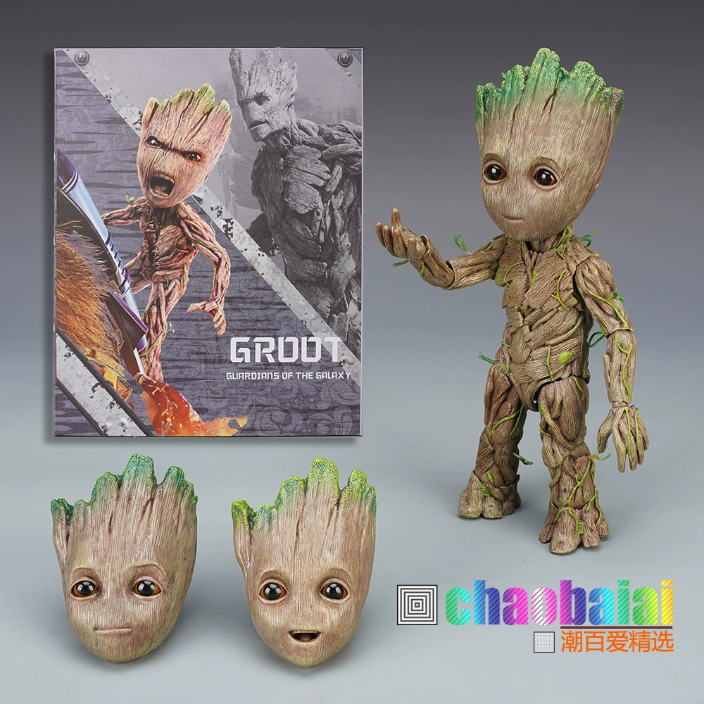 Galaxy Guard groot маленькое дерево человек ребенок HT 1:1 подвижная модель игрушки ручной работы в коробке