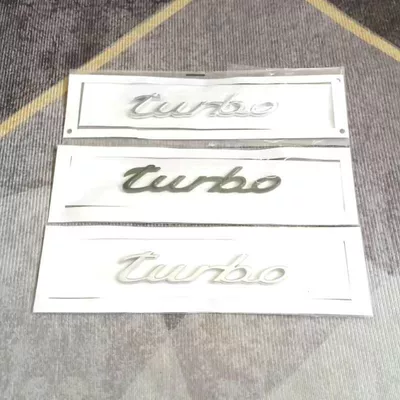 car emblems, including the Cayenne, Macan: Car logo - standard-turbo-small-please-specify-color-in-order-notes