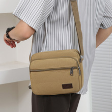 时尚新款男包帆布单肩包男斜挎包男士包包背包休闲挎包小包公文包