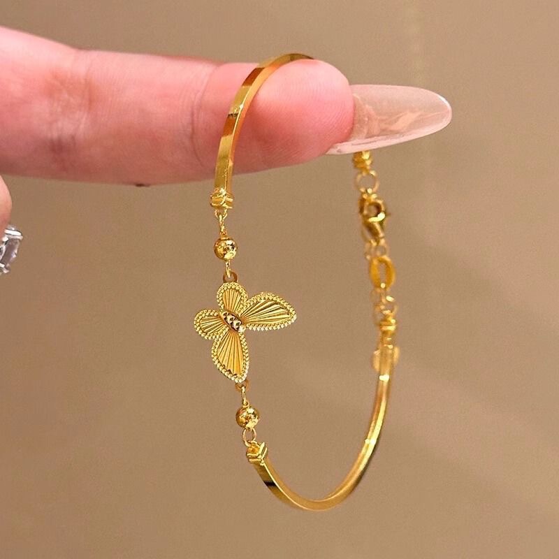 Butterfly Bracelet Women's Retro Design High-end Bracelet 2025 New Small New Chinese Antique Style