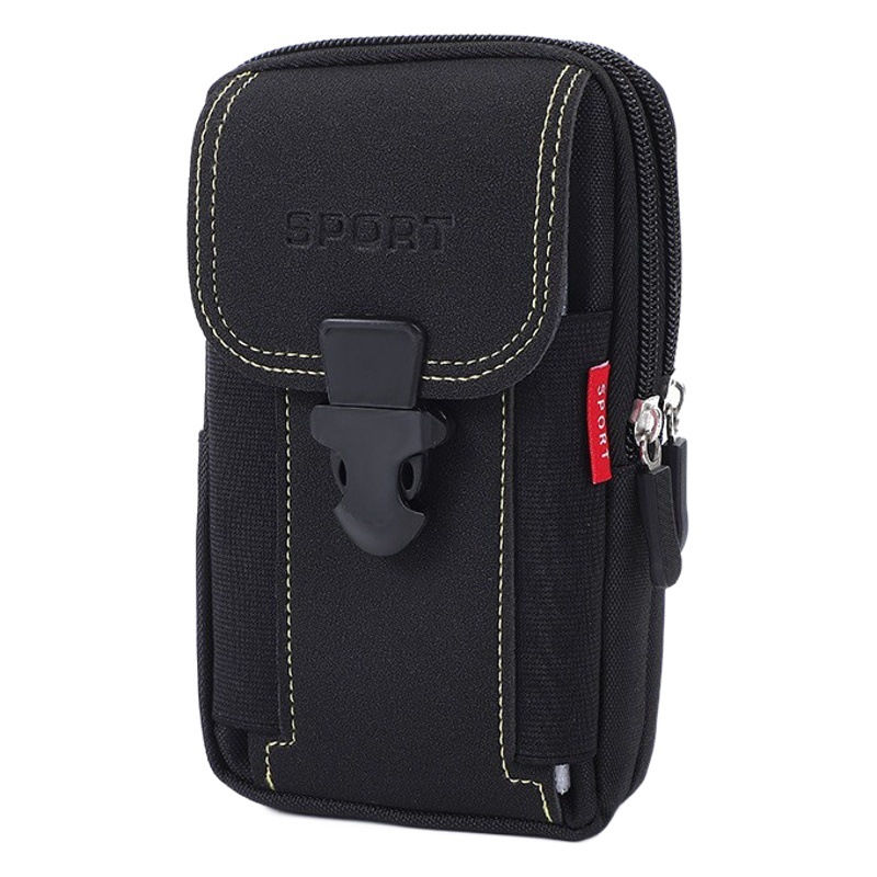 Exclusive Mobile Phone Bag for Regular Customers, Men's Waist Bag for Work on Construction Sites, Multifunctional Belt-Worn Phone Case, Vertical Style Crossbody Small Bag