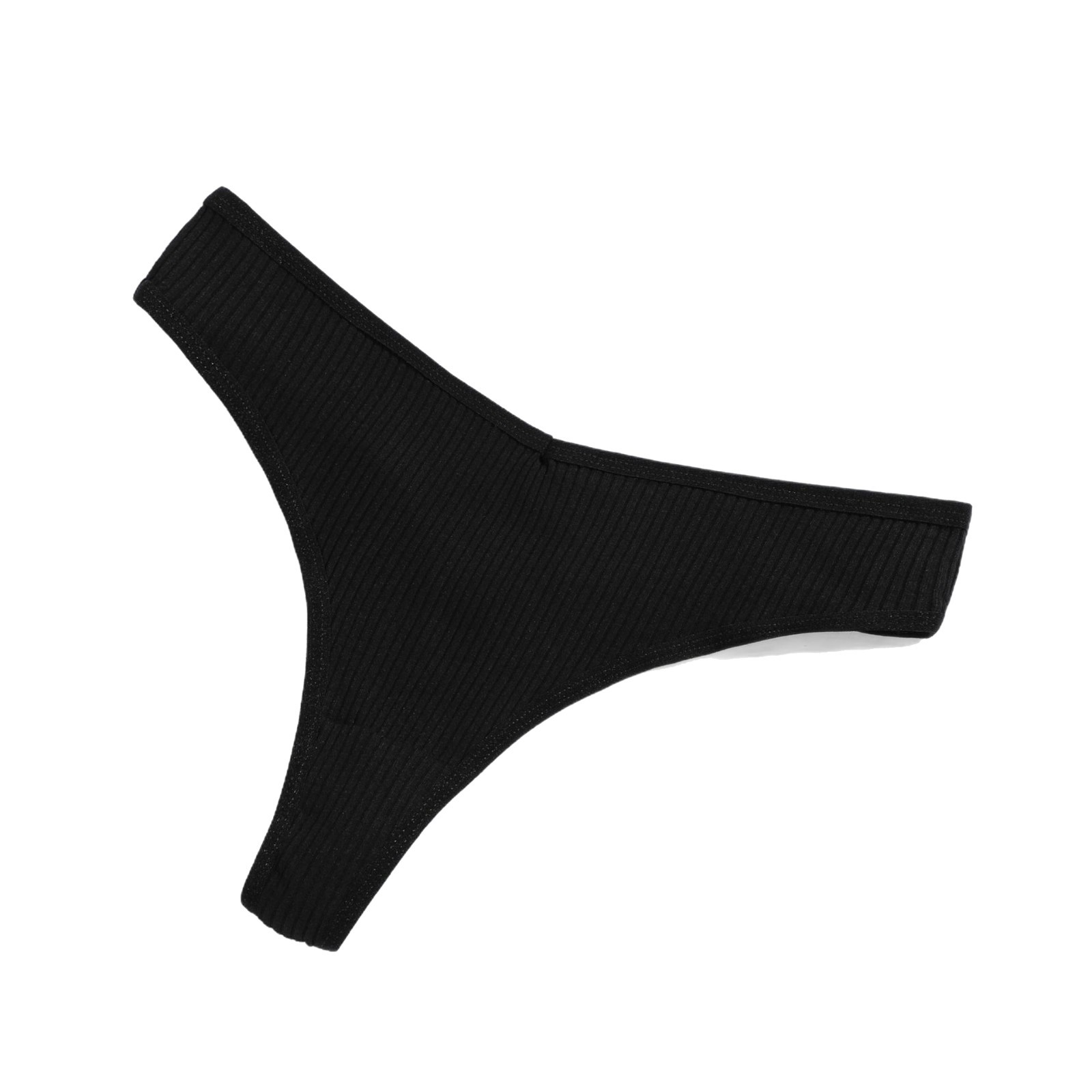 Nueva ropa interior en forma de tanga para niñas, pantalones de tanga con hilo de cadera, pantalones de algodón transpirables de cintura baja para mujer, cabello de una pieza